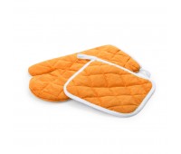 Набор: прихватка и рукавица LESTON Цвет: Оранжевый