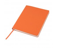Бизнес-блокнот "Cubi", 150*180 мм, оранжевый, кремовый форзац, мягкая обложка, в линейку Цвет: Оранжевый