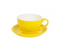 Чайная/кофейная пара CAPPUCCINO Цвет: Желтый