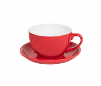 Чайная/кофейная пара CAPPUCCINO Цвет: Красный