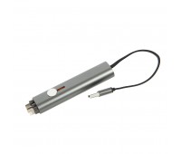 Провод для зарядки VOLTAN с тремя разъемами Micro USB, Lighting, Type C в металлическом корпусе Цвет: серый