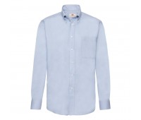 Рубашка мужская LONG SLEEVE OXFORD SHIRT 135 Цвет: Голубой