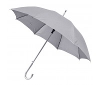 Зонт-трость SILVER, пластиковая ручка, полуавтомат Цвет: Серый