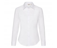 Рубашка женская LONG SLEEVE OXFORD SHIRT LADY-FIT 130 Цвет: Белый