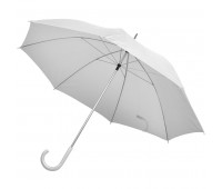 Зонт-трость с пластиковой ручкой, механический Цвет: Белый