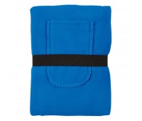 Плед  "Уютный" с карманами для ног Цвет: Синий