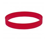 Браслет силиконовый "Фантазия-2";  D6,5 см, красный Цвет: Красный