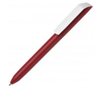 Ручка шариковая FLOW PURE с белым клипом Цвет: Красный