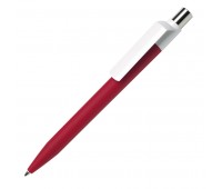 Ручка шариковая DOT, покрытие soft touch Цвет: Красный
