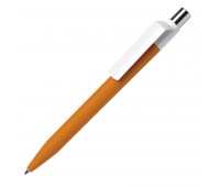 Ручка шариковая DOT, покрытие soft touch Цвет: Оранжевый