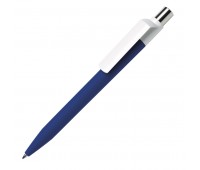 Ручка шариковая DOT, покрытие soft touch Цвет: Синий