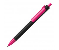 Ручка шариковая FORTE SOFT BLACK, покрытие soft touch Цвет: Розовый