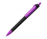 Ручка шариковая FORTE SOFT BLACK, покрытие soft touch Цвет: Фиолетовый