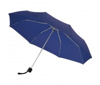 Зонт складной Fiber Alu Light, темно-синий