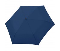 Зонт складной Carbonsteel Slim, темно-синий