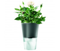 Горшок для растений Flowerpot, фарфоровый, серый