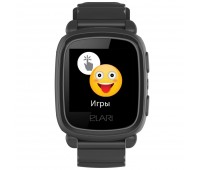 Умные часы для детей Elari KidPhone 2, черные