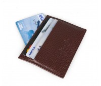 Футляр для кредитных карт, коричневый
