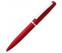 Ручка шариковая Bolt Soft Touch, красная