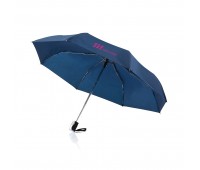 Складной зонт-автомат Deluxe 21,5", темно-синий